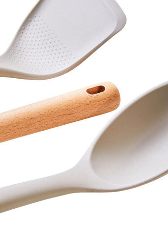 Nova Stone Grey Silicone Head 3Pc Kitchen Tool Set