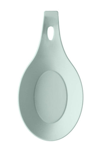 Light gray ladle on a white background