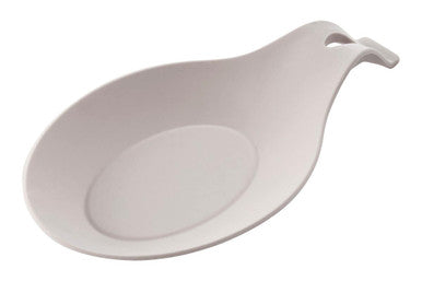 White ceramic serving dish with a handle on a white background