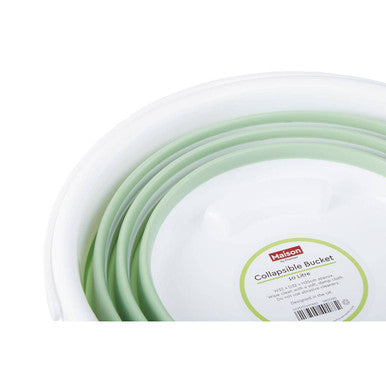 Averill Green White Collapsible Bucket