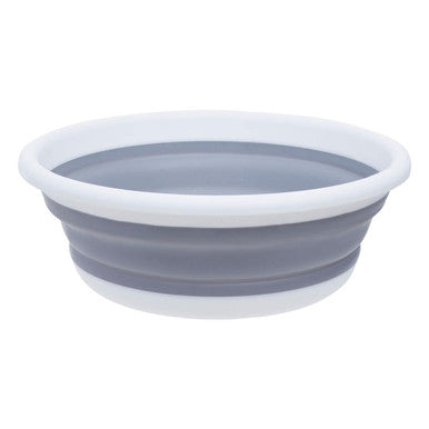 Averill Collapsible Grey And White Washing Up Bowl - Image 2