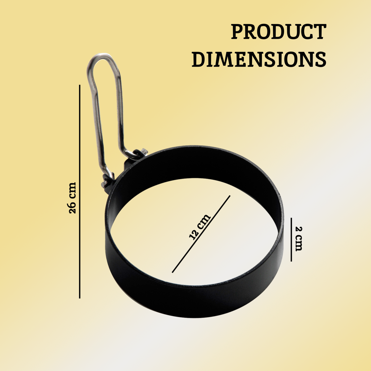 Bellano Set of 2 Non Stick Egg Rings