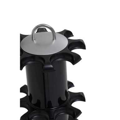 Luciano 2 Tier Black Spice Rack