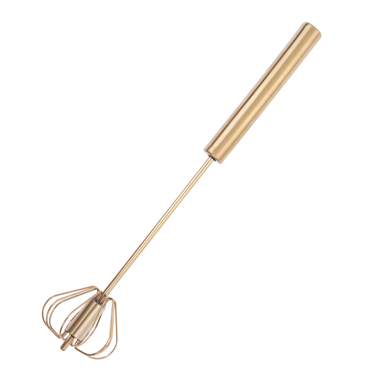 Press And Spin Light Gold 30Cm Whisk | Zamin