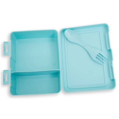 Grub Tub Mint Green 2 Section Lunch Box