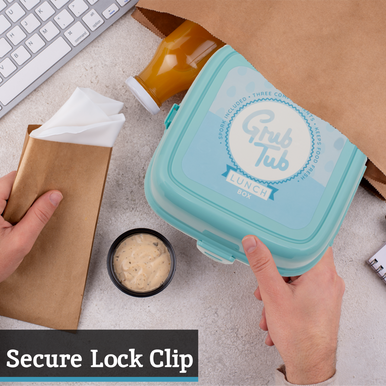 Grub Tub 4 Compartments Mint Green Lunch Box