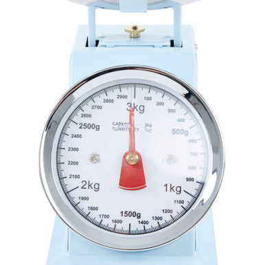 Olivier 3Kg Pastel Blue Retro Kitchen Scale