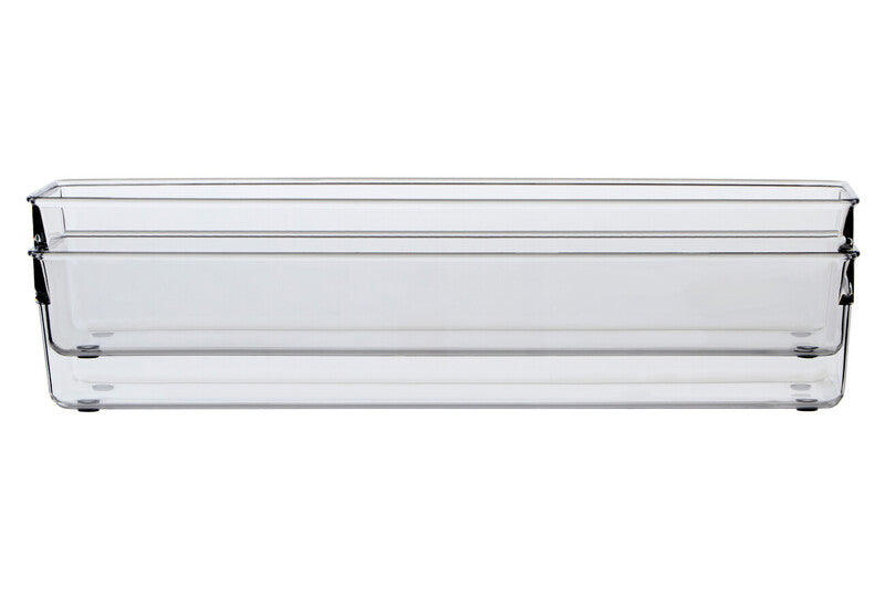 Romm Set Of Two Large Clear Kitchen Organisers