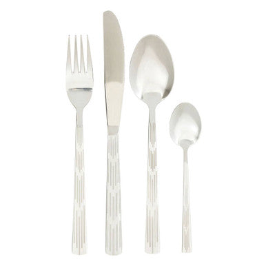 Avie 16 Piece Deco Cutlery Set