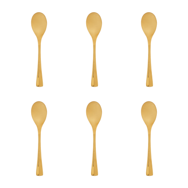 Modern Retro Set Of 6 Teaspoons