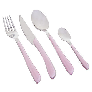 Zuma 24Pc Multi Pastel Coloured Cutlery