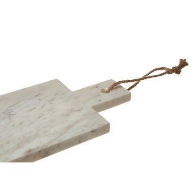 Salerno Small White Marble Chopping And Serving Board