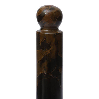 Marmore Black And Gold Marble Kitchen Roll Holder