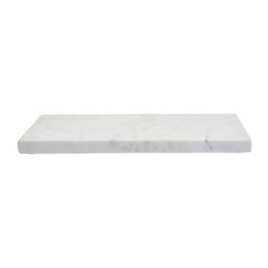 Salerno White Marble Rectangular Chopping or Serving Board