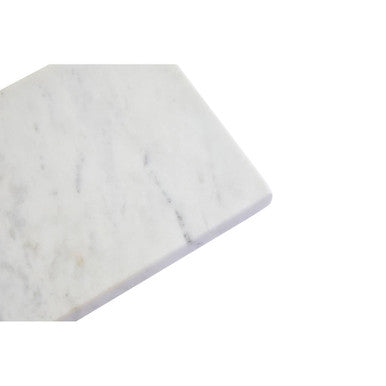 Salerno White Marble Rectangular Choppin
