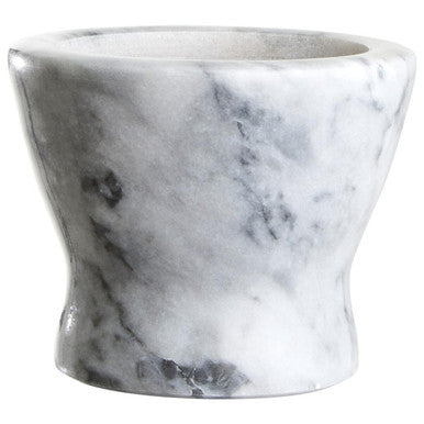 Grey Marble Curved Mortar and Pestle | Salerno