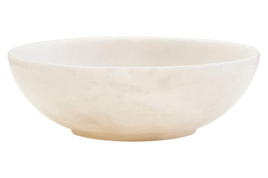 White ceramic bowl on a white background