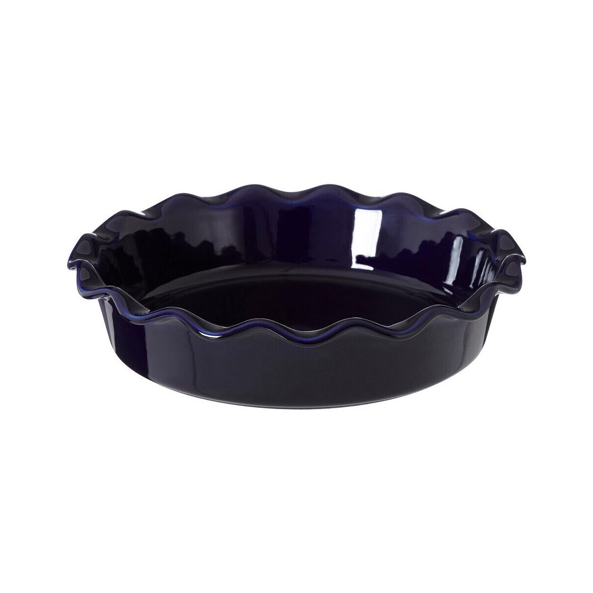 Modern Retro Round Dish With Curved Edges