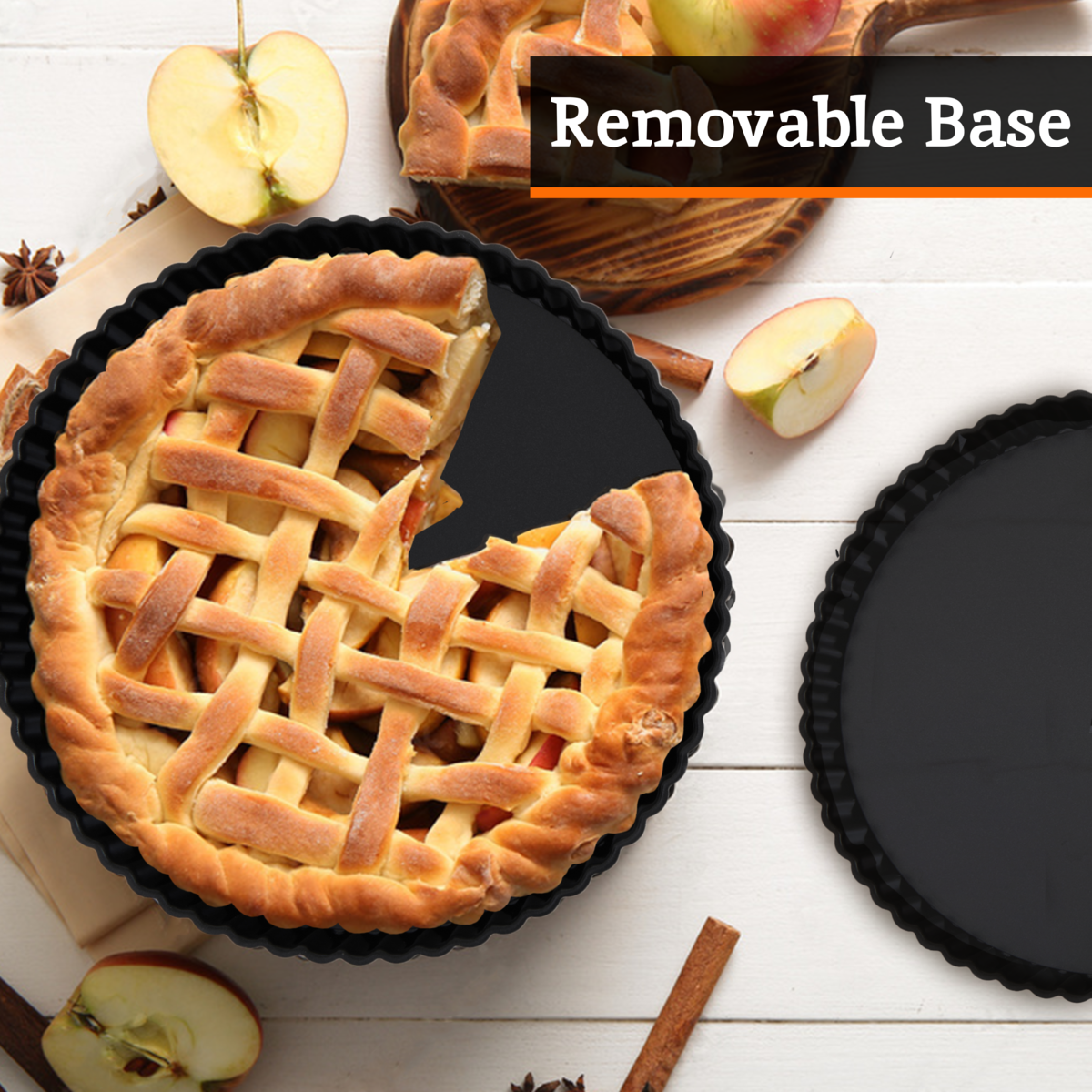 From Scratch Set Of Two Fluted Flan Tins