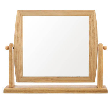 Wooden Frame Swivel Mirror