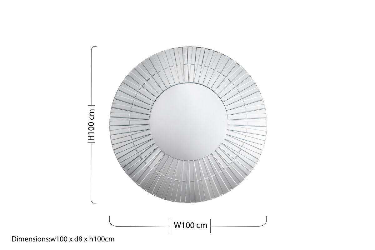 Anson Flared Frame Wall Mirror