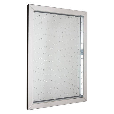 Window with grid pattern on a white background