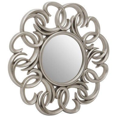 Adelere Entwined Silver Swirl Wall Mirror