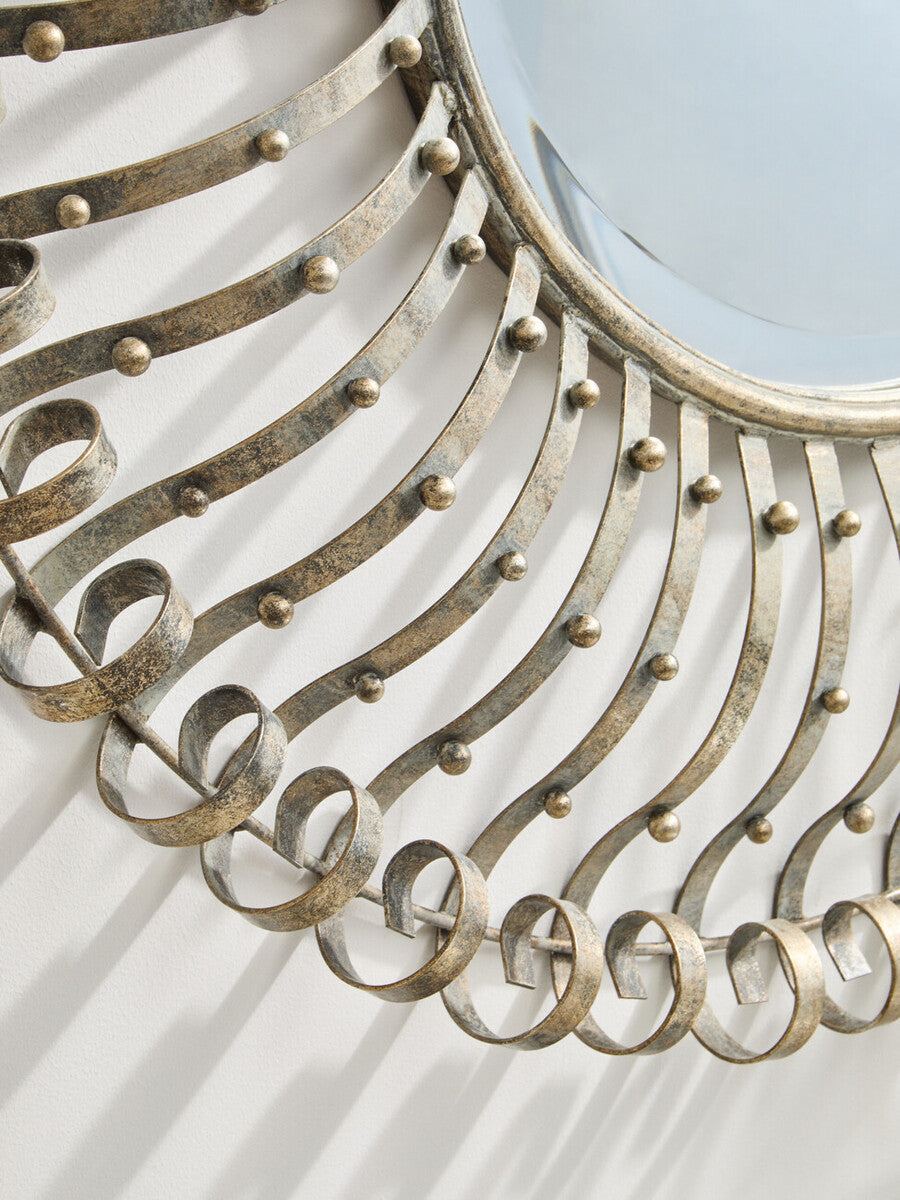 Cissell Spoke Frame Wall Mirror