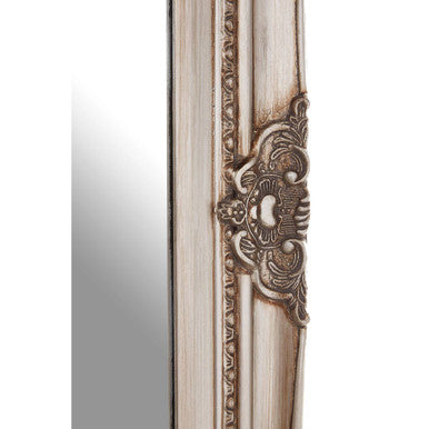 Brussels Baroque Rectangular Grey Wall Mirror