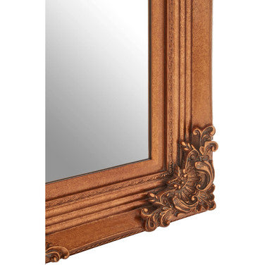 Brussels Baroque Rectangle Gold Wall Mirror