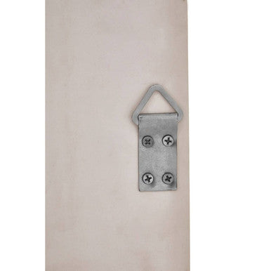 Como White Ornate Wall Mirror