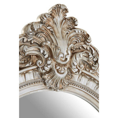 Juliet Champagne Oval Framed Wall Mirror