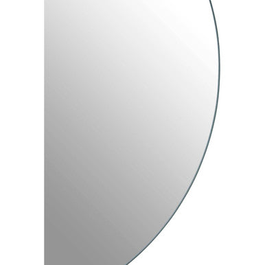 Athena Round Large Black Wall Mirror