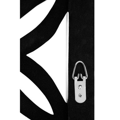 Indus Antique White Lattice Frame Wall Mirror