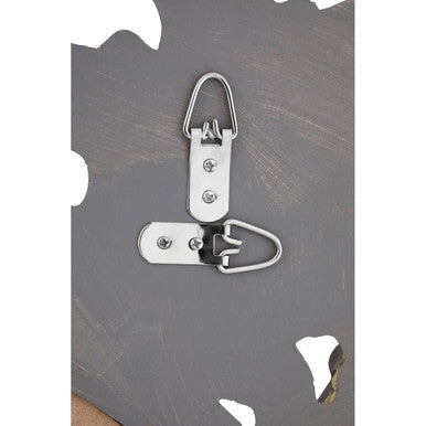 Itaka Antique Grey Scroll Design Wall Mirror