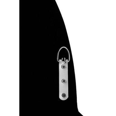 Opus Silver Finish Elliptical Design Wall Mirror