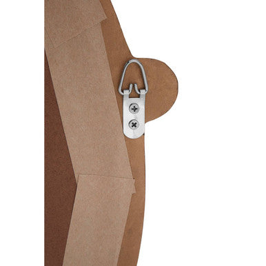 Tina Gold Finish Round Acanthus Leaf Wall Mirror