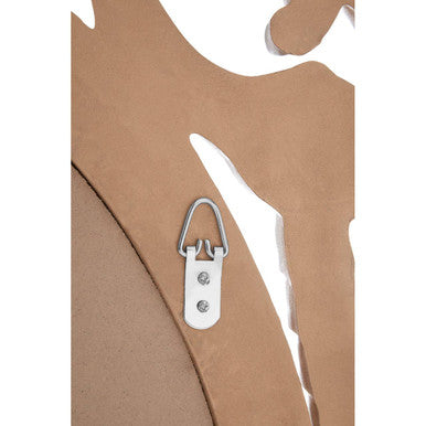 Le Marais Gold Finish Oval Acanthus Leaf Wall Mirror