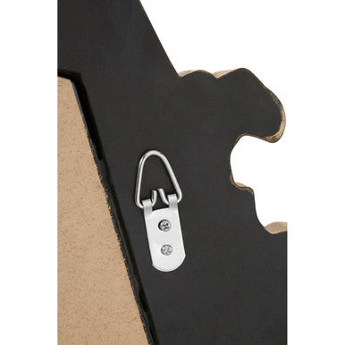 Broschi Antique Brown Rococo Design Wall Mirror