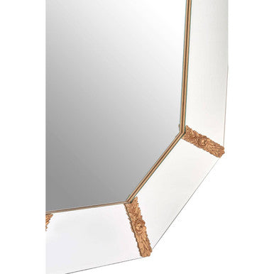 Milana Wall Mirror With Gold Resin Frame