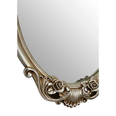 Adelere Champagne Finish Rose And Clam Wall Mirror