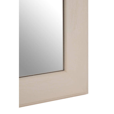 Heritage Antique White Wall Mirror