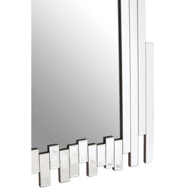 Puzzle Wall Mirror With Cut Out Frame