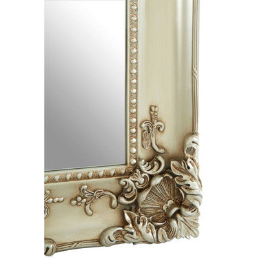 Cara Ornate Silver Frame Wall Mirror