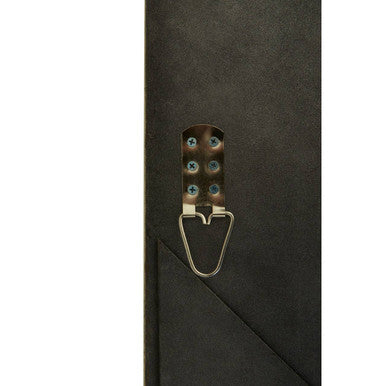 Camila Black and Silver Rectangle Wall Mirror