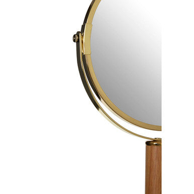 Cassini Gold Finish Iron Table Mirror