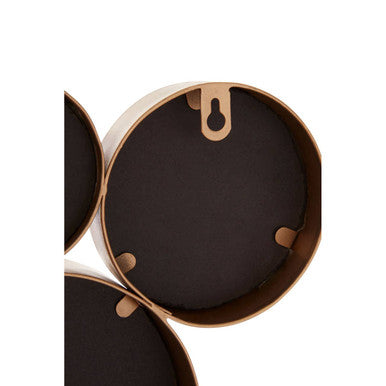 Persephone Gold Multi Circles Wall Mirror