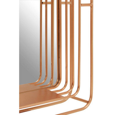 Yaxi Mirror Faux Champagne Gold Foil