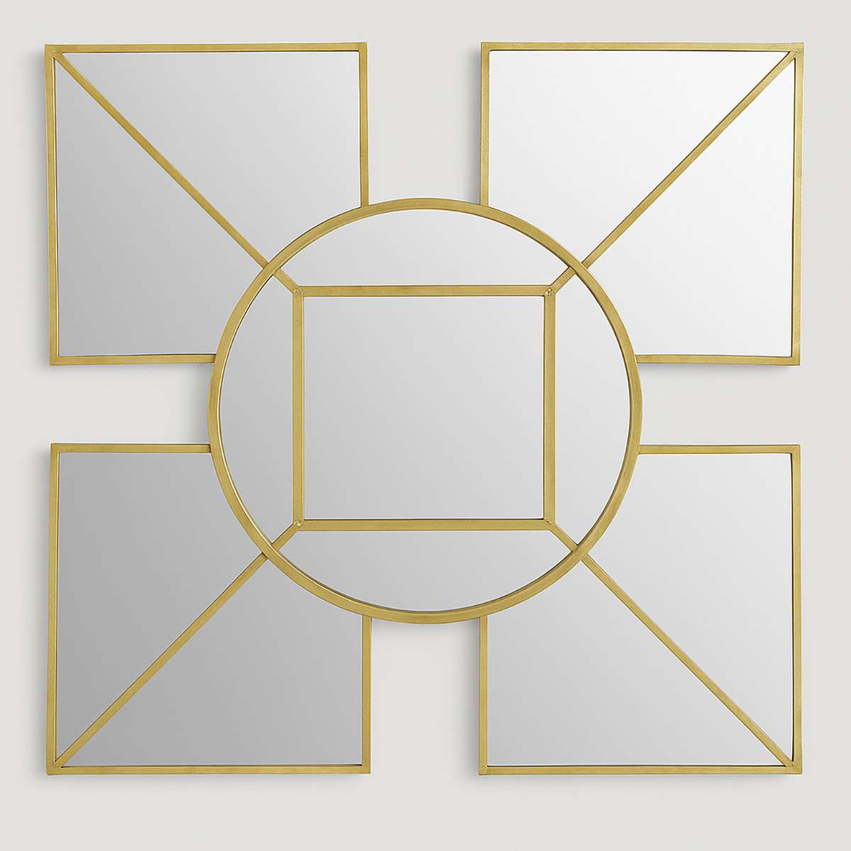 Yaxi Gold Foil Wall Mirror