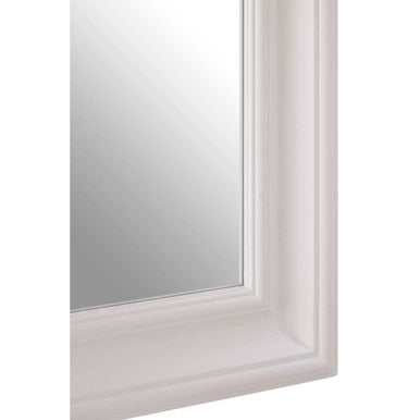 Claude White Finish Wall Mirror